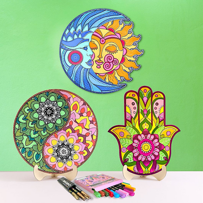 Mystical Collection Bundle - Hamsa, Sun & Moon and Yin Yang
