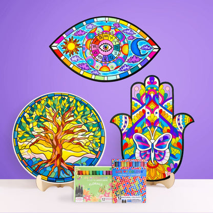 Mystical Bundle - Tree of Life, Eye of Protection and Hamsa Butterfly
