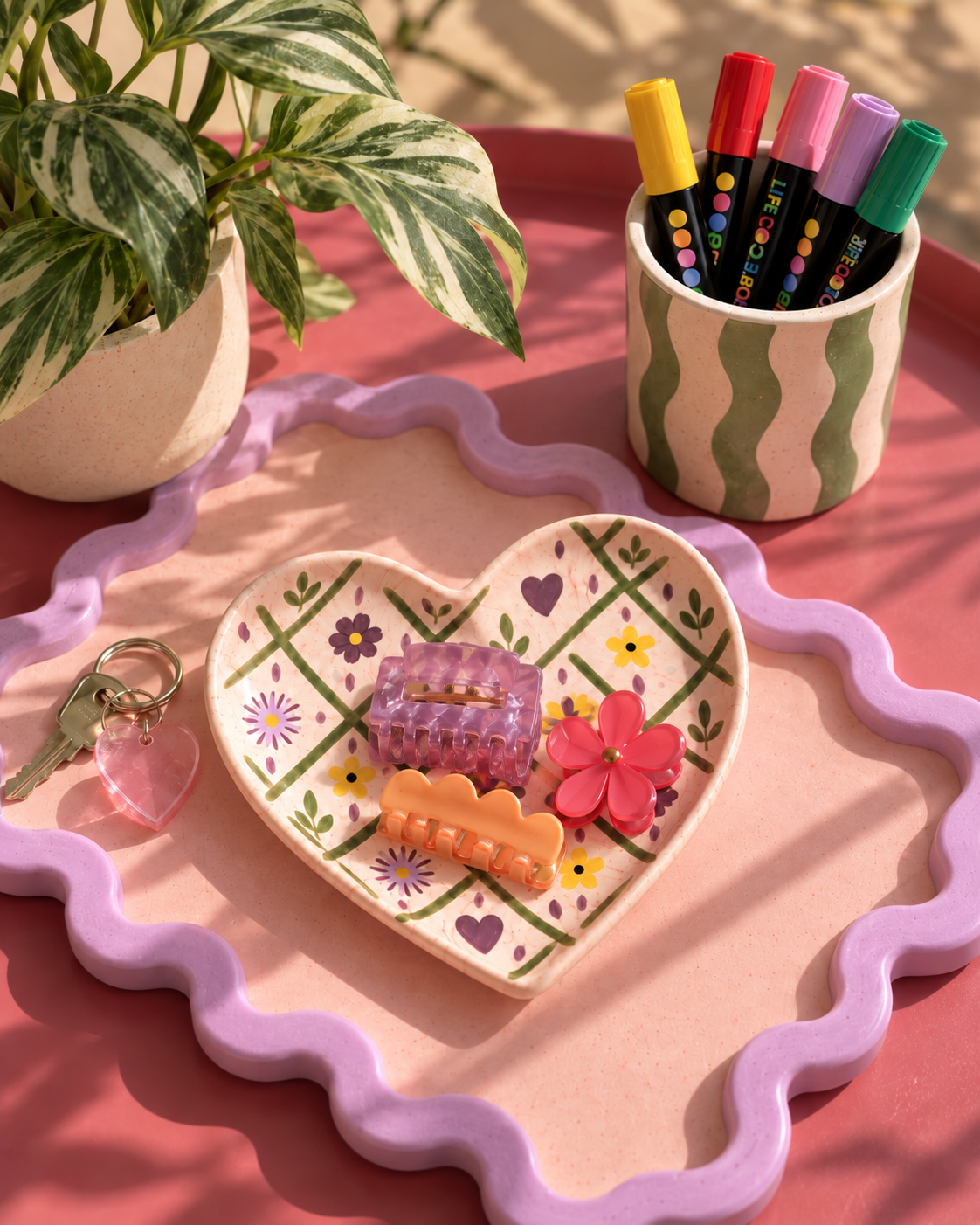 Jesmonite® x Life of Colour Creative Kit - Heart Trinket Dish
