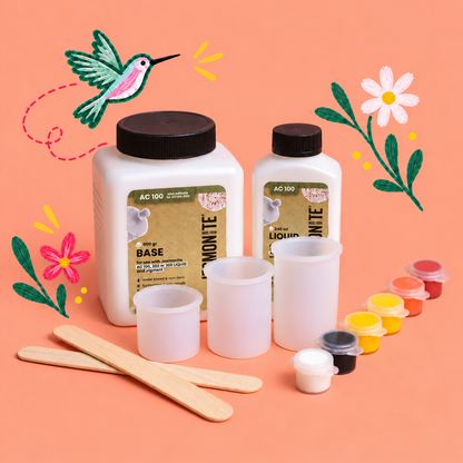 Jesmonite® x Life of Colour Creative Kit - Candle Holders