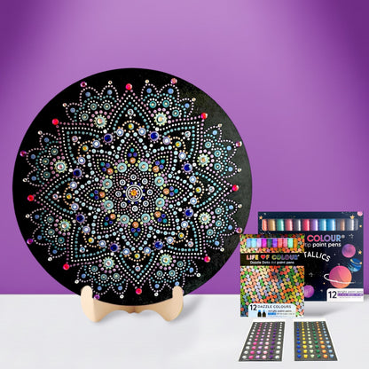 Life of Colour Dot Mandala Painting Kit - Pegasus
