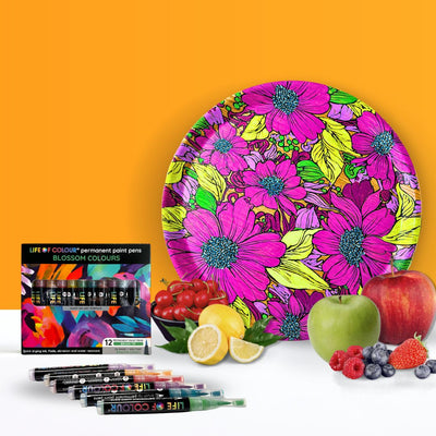 DIY Wooden Tray Kit - Peonies