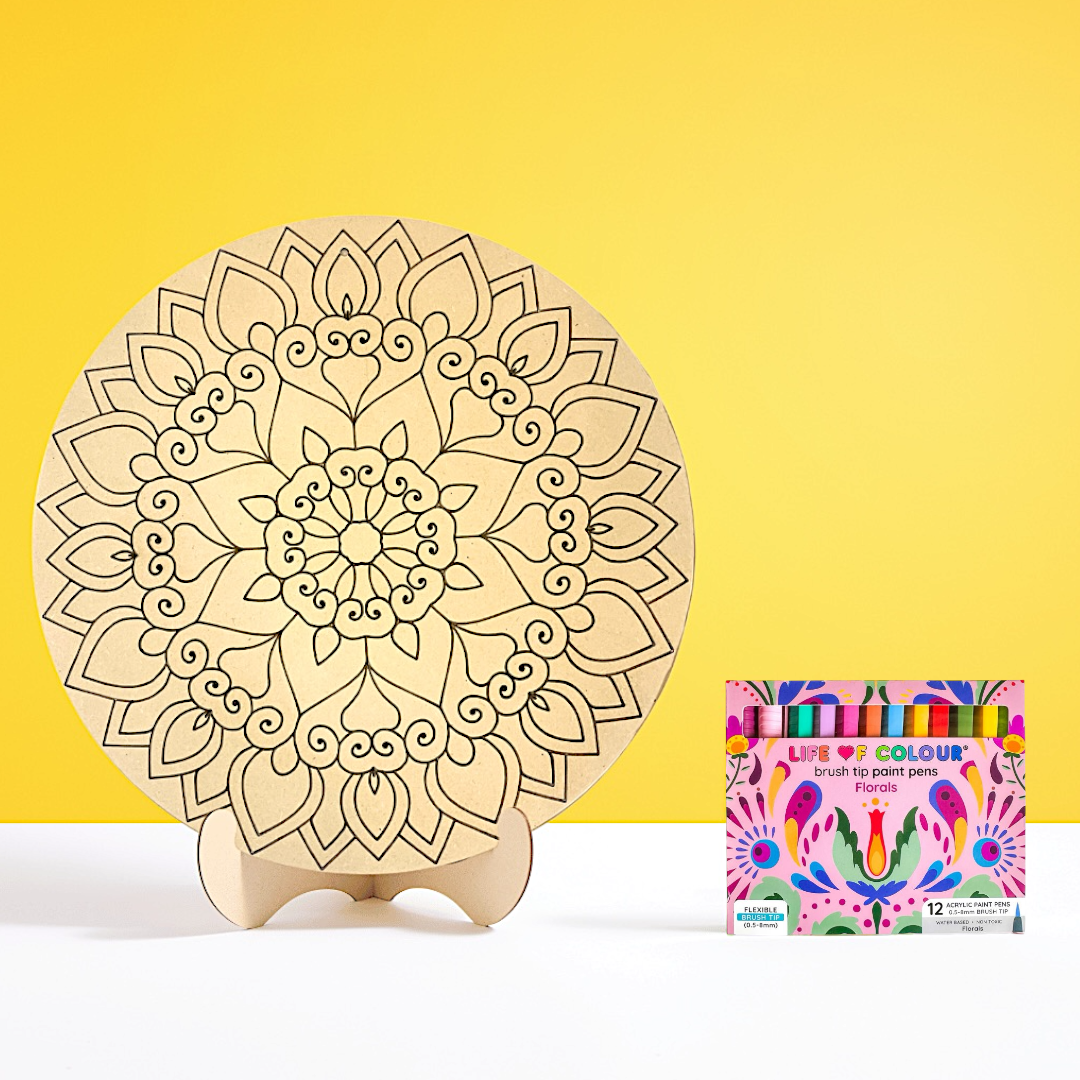 Life of Colour Mandala Painting Kit - The Phoenix