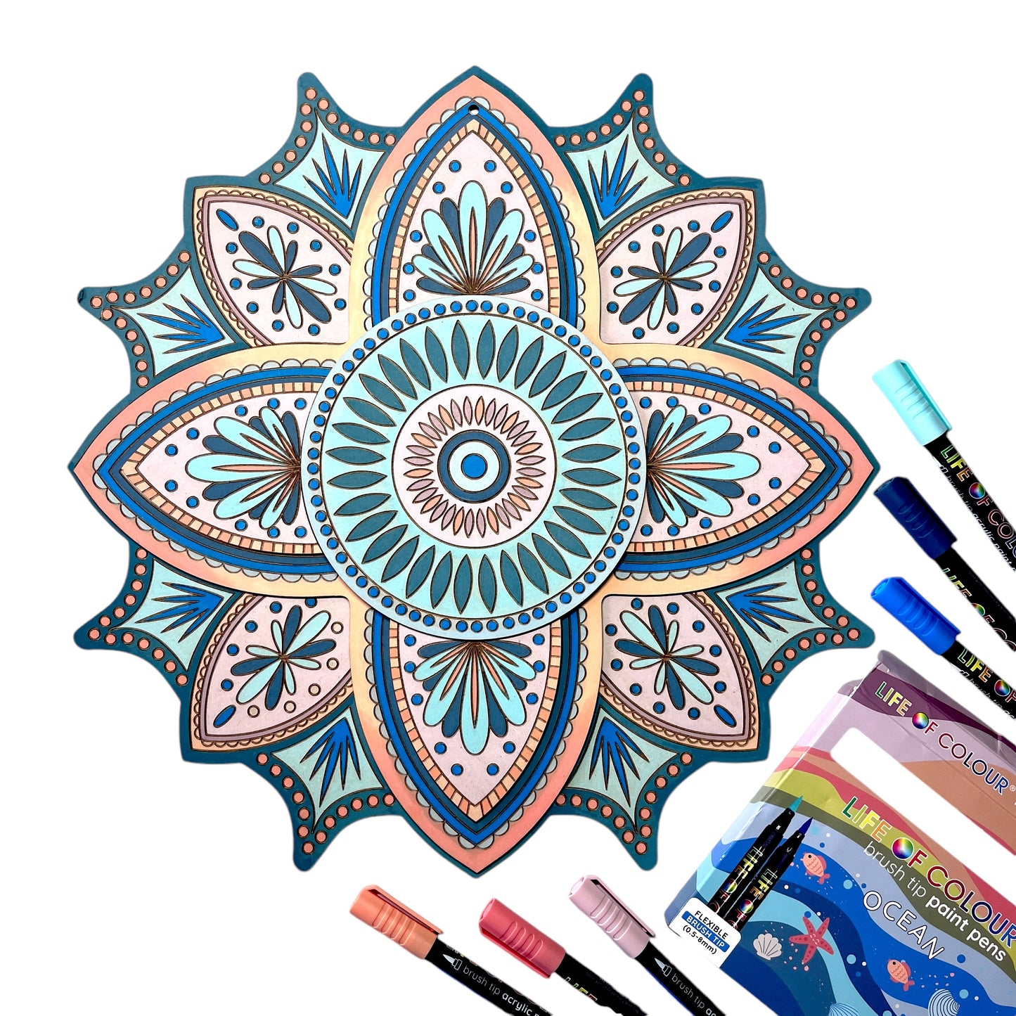 Wildflower Tote and 3D Mandala Board Bundle