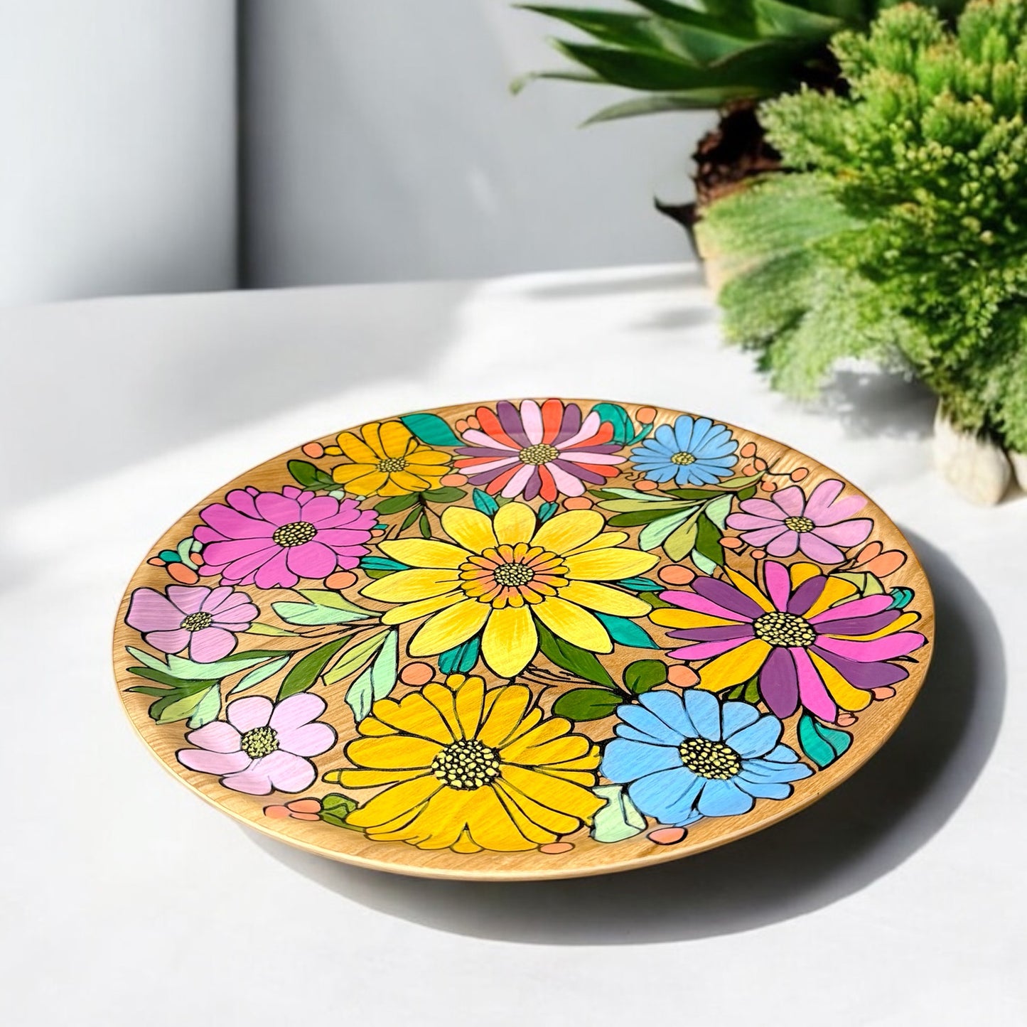 DIY Wooden Tray Kit Bundle - Daisies and Proteas