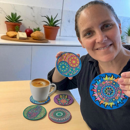 Life of Colour Mystical Coaster Painting Kit - Set of 12