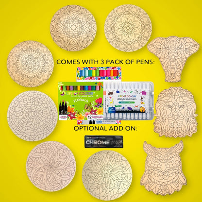 Life of Colour Ultimate Experience Painting Bundle - Bundle of 9