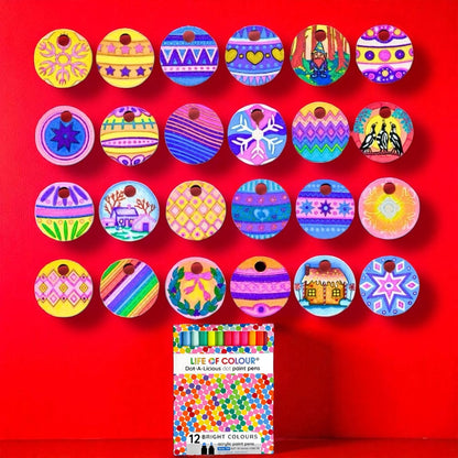 Life of Colour Christmas Baubles Kit