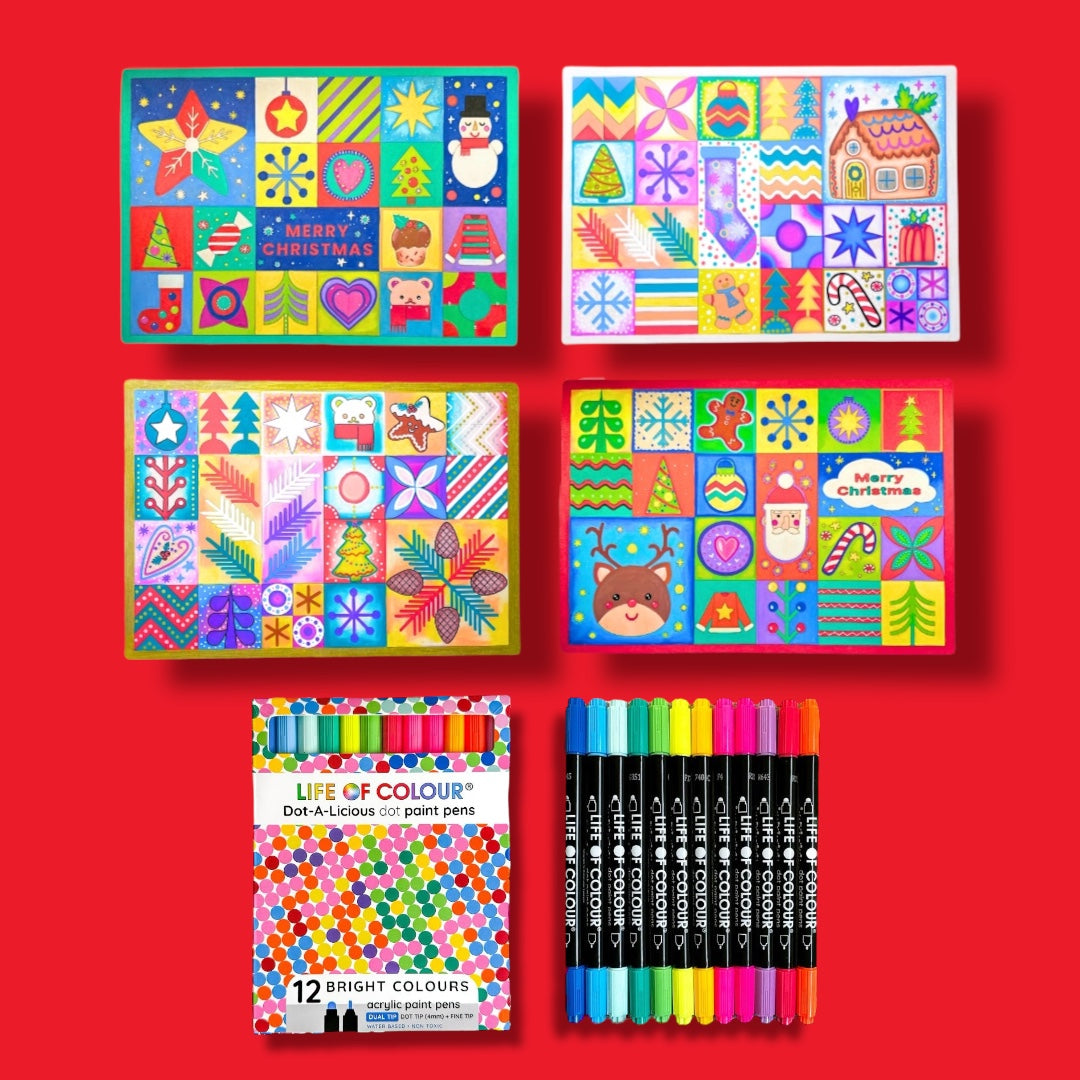 Life of Colour Christmas Placemats - Set of 4