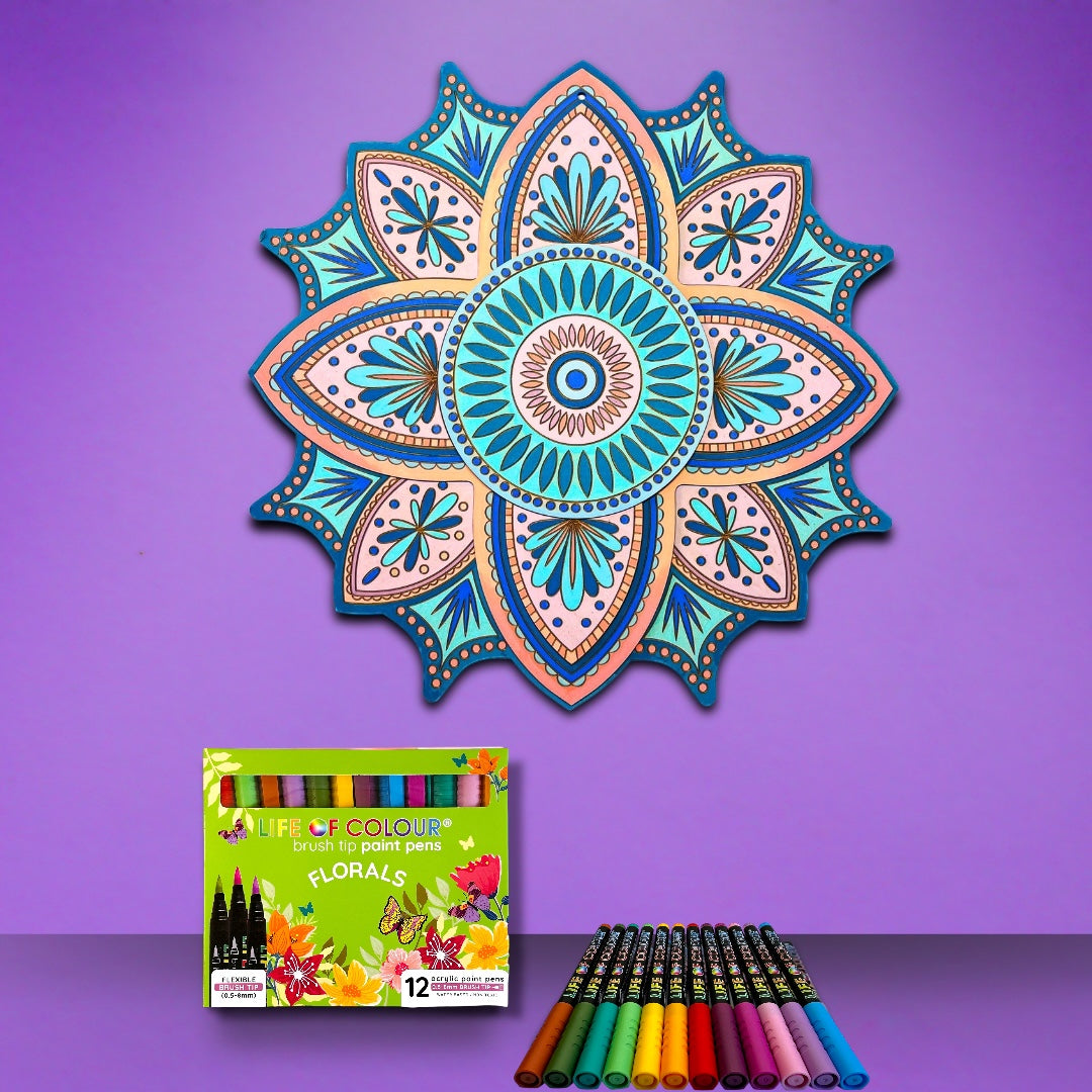 Life of Colour 3D Mandala - Stella Aegis