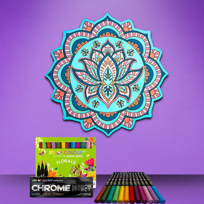 Life of Colour 3D Mandala - Aurora Lotus