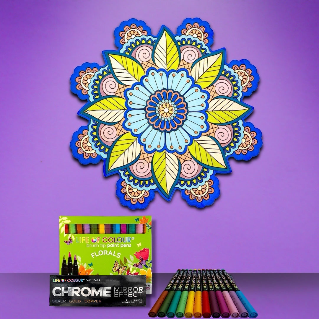 Life of Colour 3D Mandala - Celestia Bloom