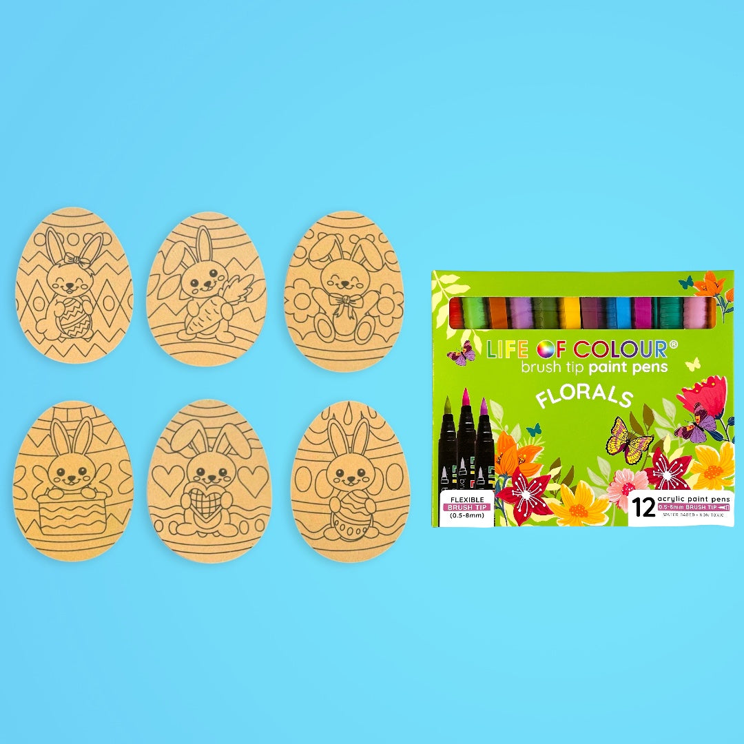 Easter Bunny Coasters Kit - Set of 6