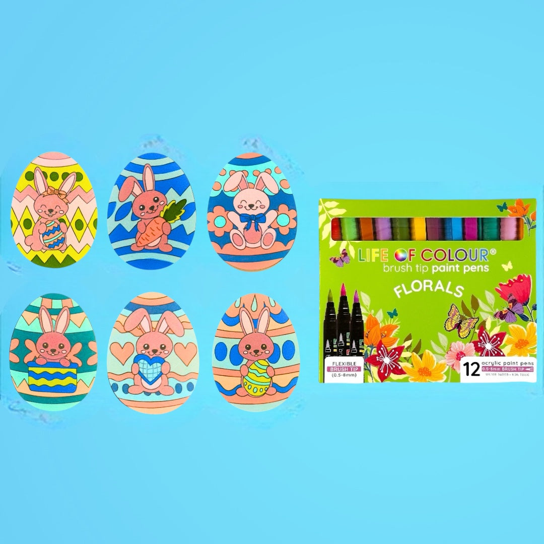 Easter Bunny Coasters Kit - Set of 6