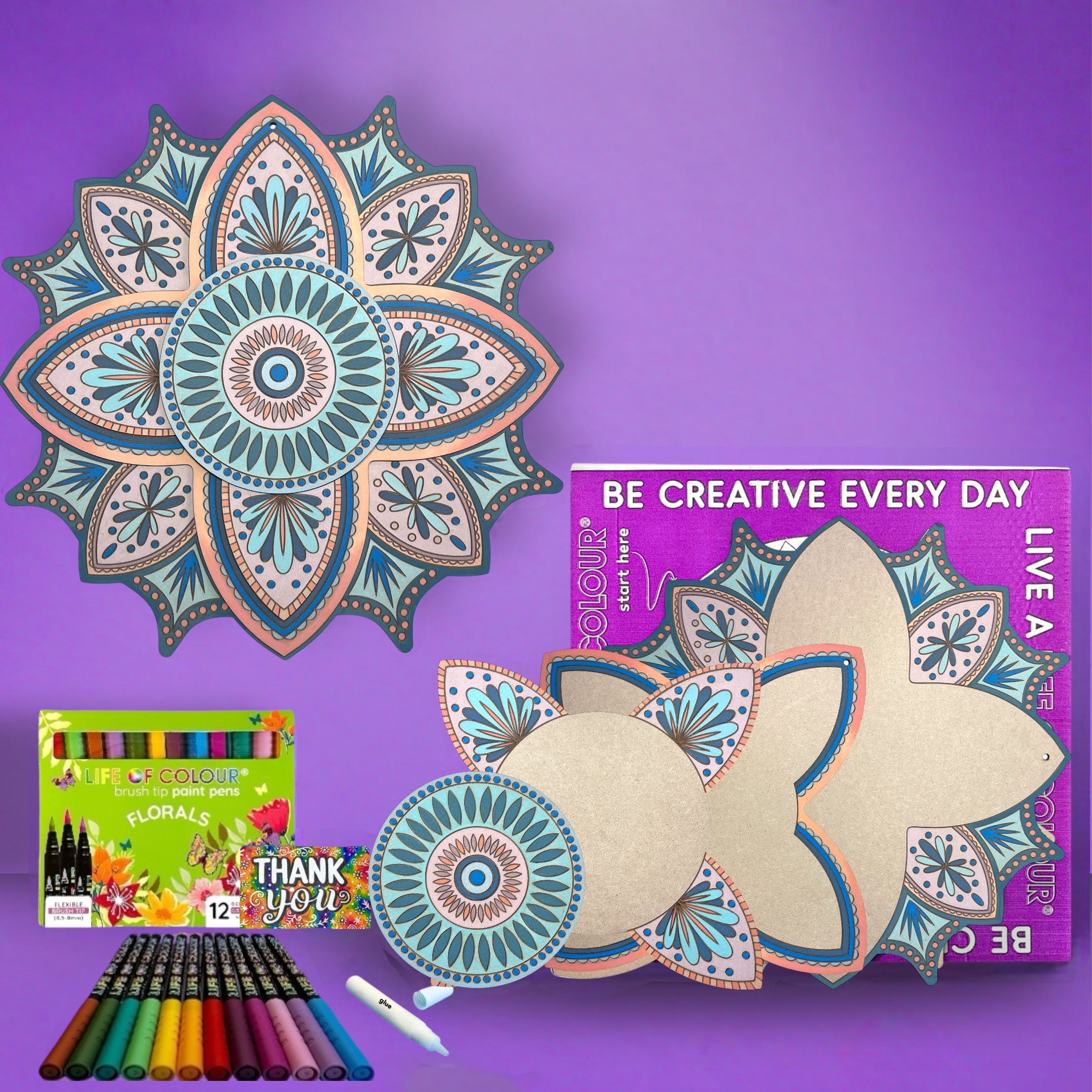 Life of Colour 3D Mandala - Stella Aegis