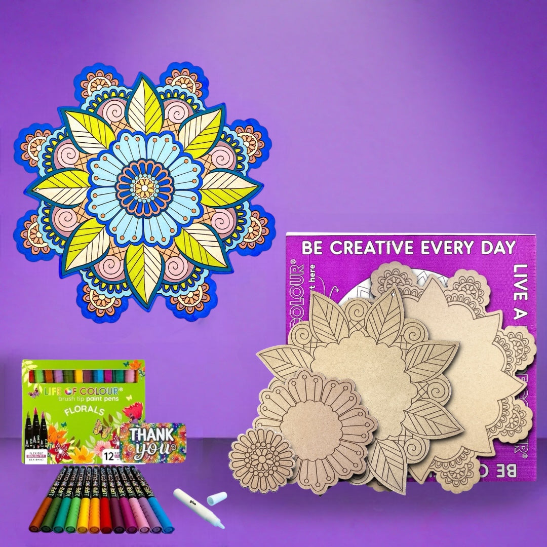 Life of Colour 3D Mandala - Celestia Bloom
