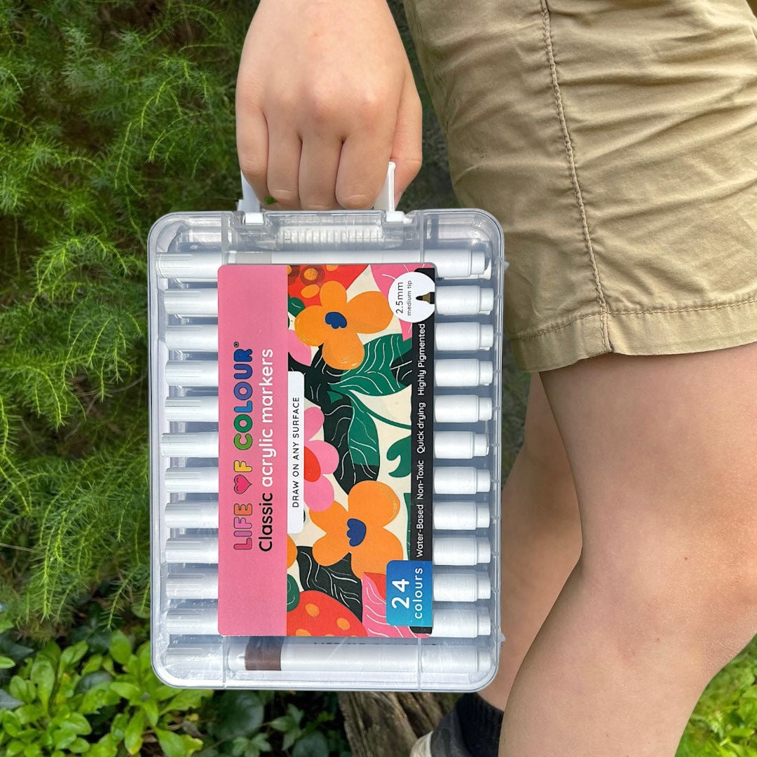 Acrylic Markers Classic Colours - set of 24