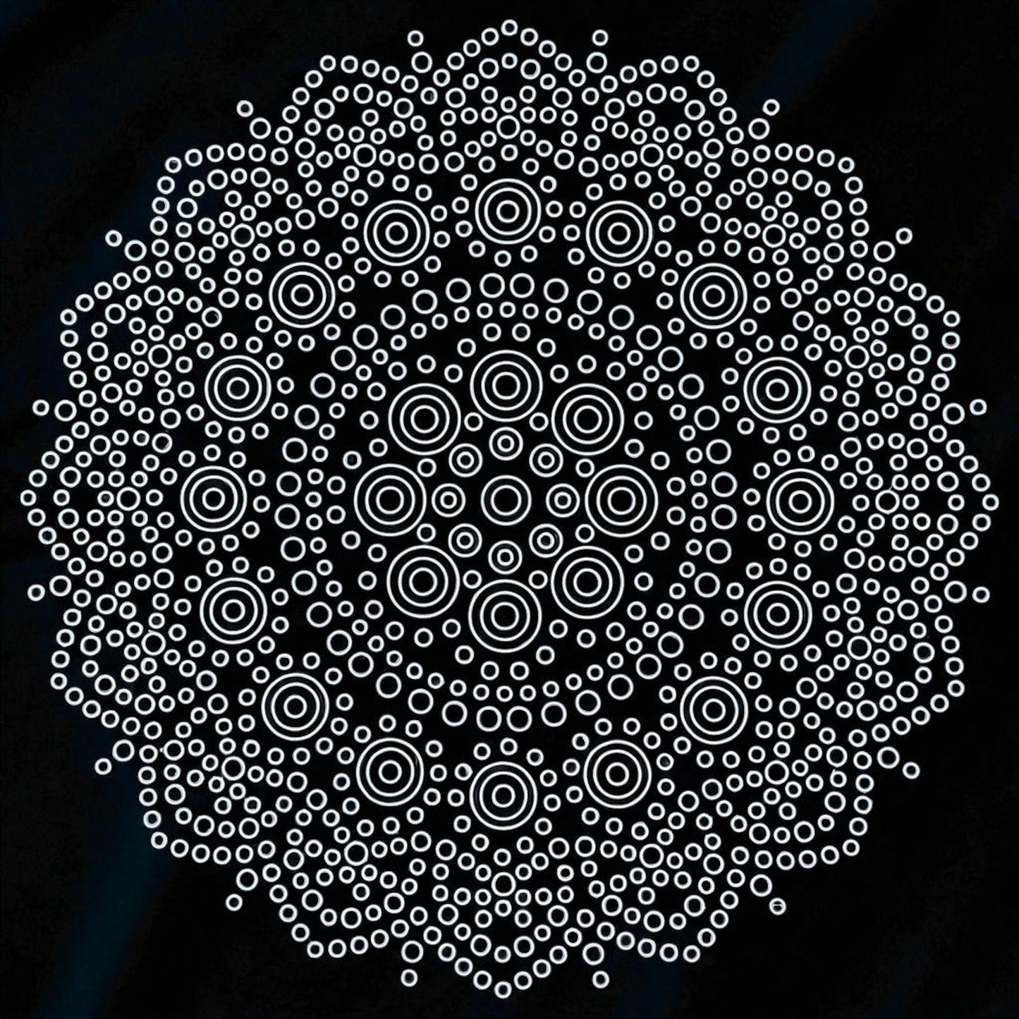 Metal Poster Tile Painting Kit - Black