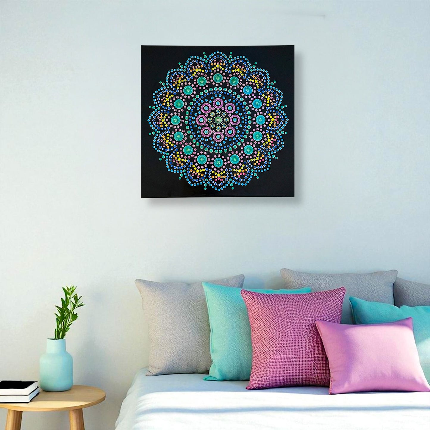 Metal Poster Tile Painting Kit - Black