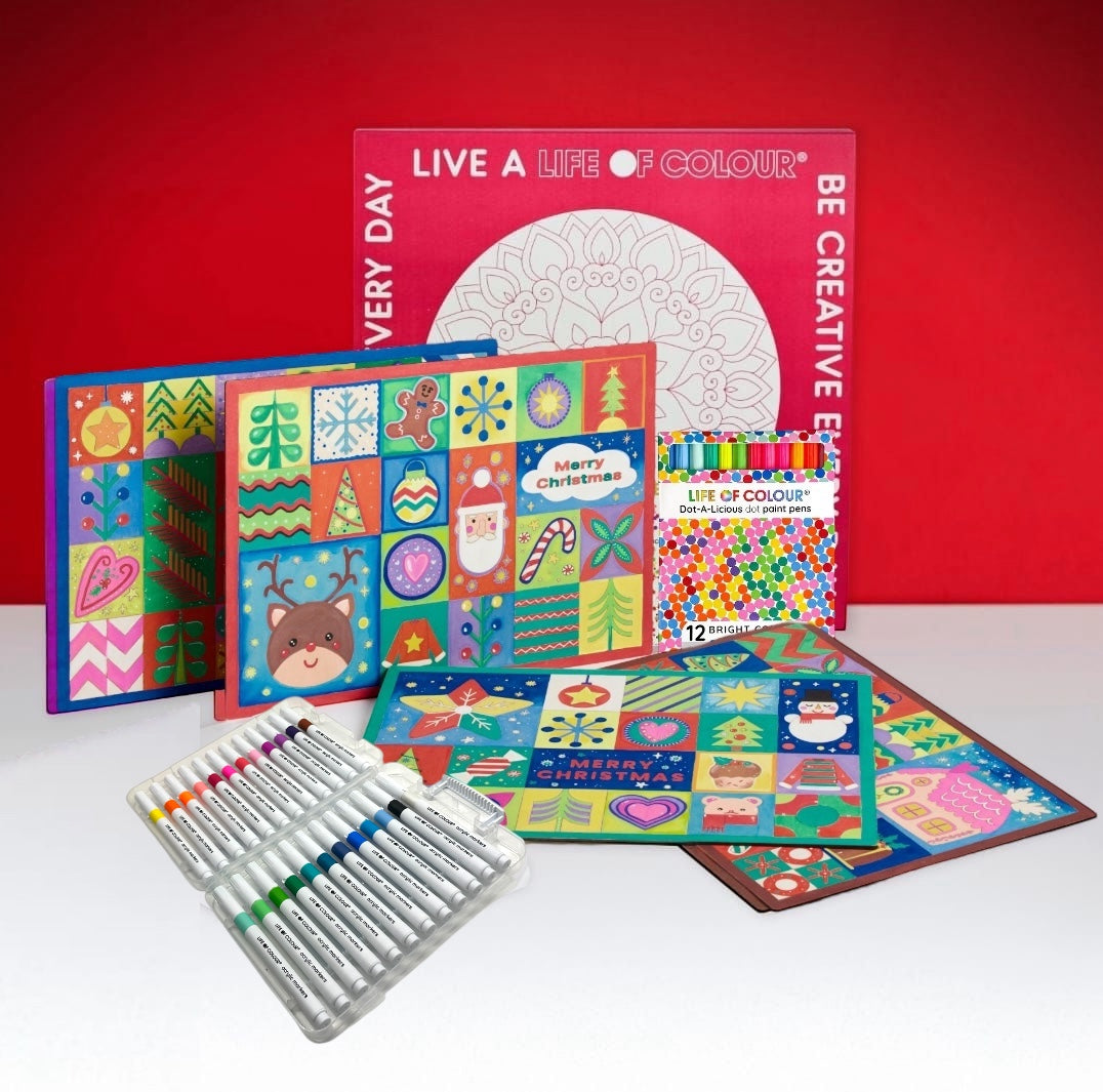 Life of Colour Christmas Placemats - Set of 4