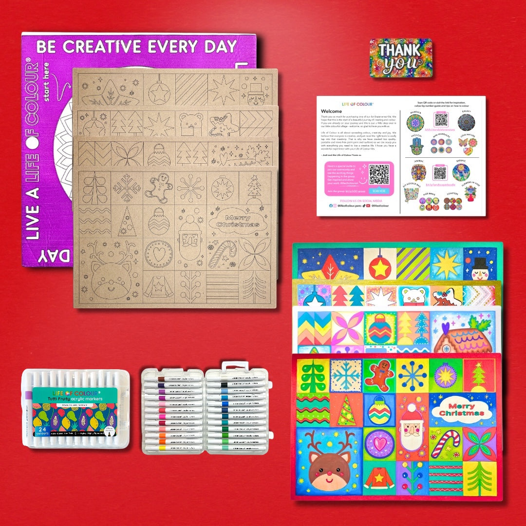 Life of Colour Christmas Placemats - Set of 4