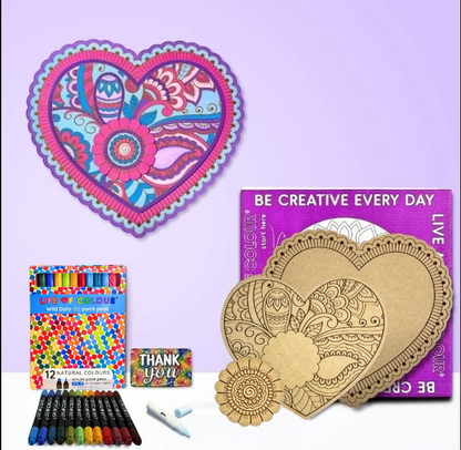 3D Love Nature Boards - Heart