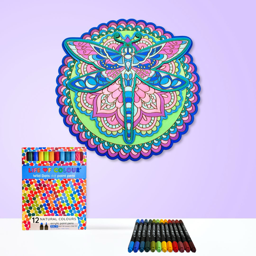 3D Love Nature Boards - Dragonfly