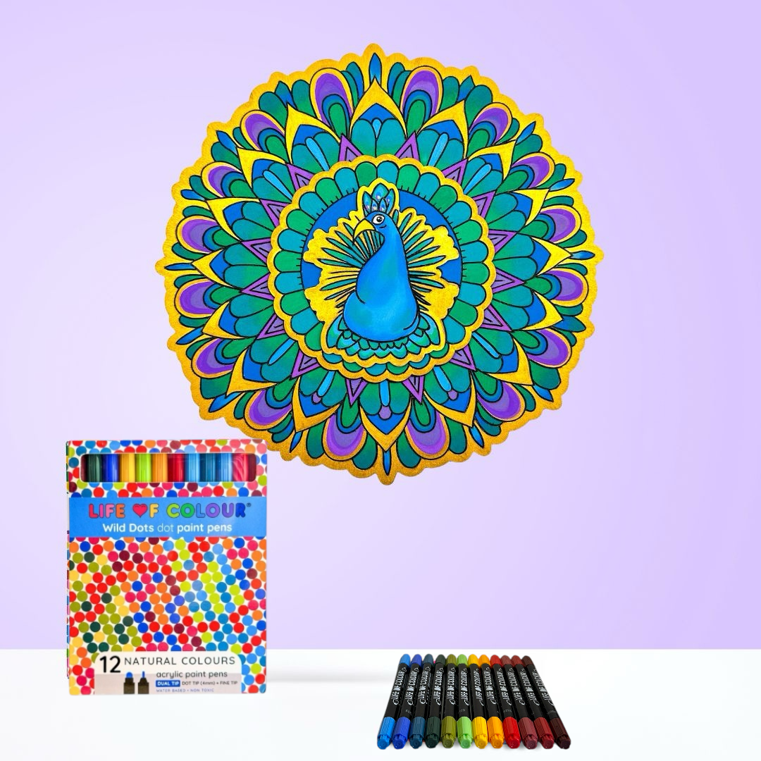 3D Love Nature Boards - Peacock