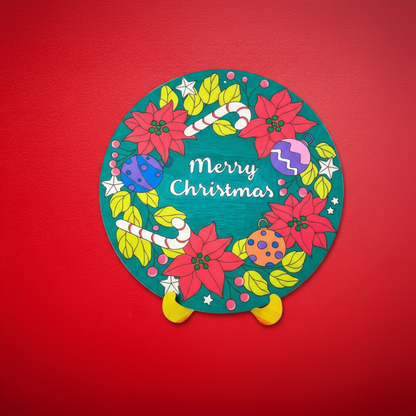 Christmas Wreath Painting Kit