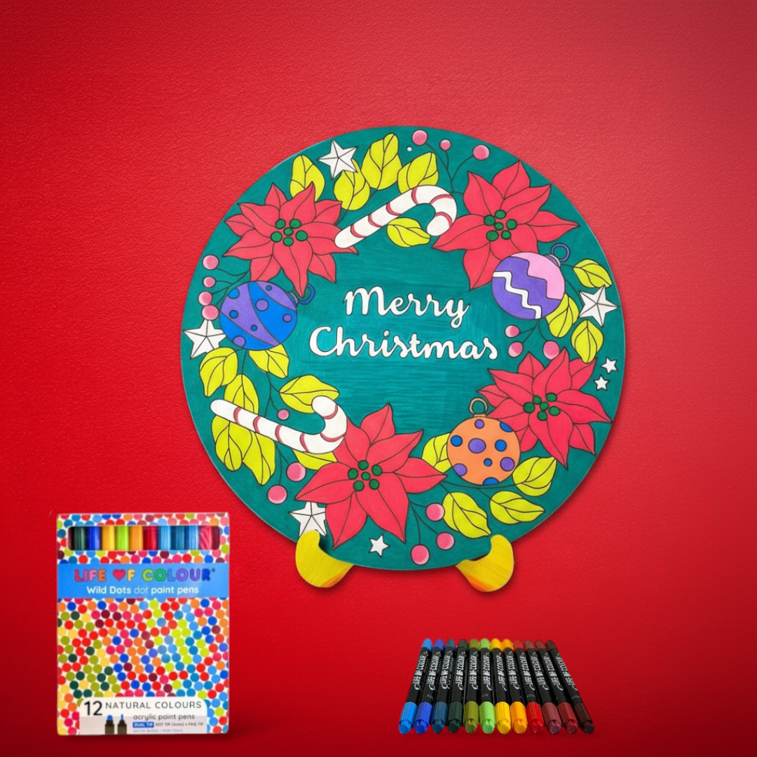 Christmas Wreath Painting Kit