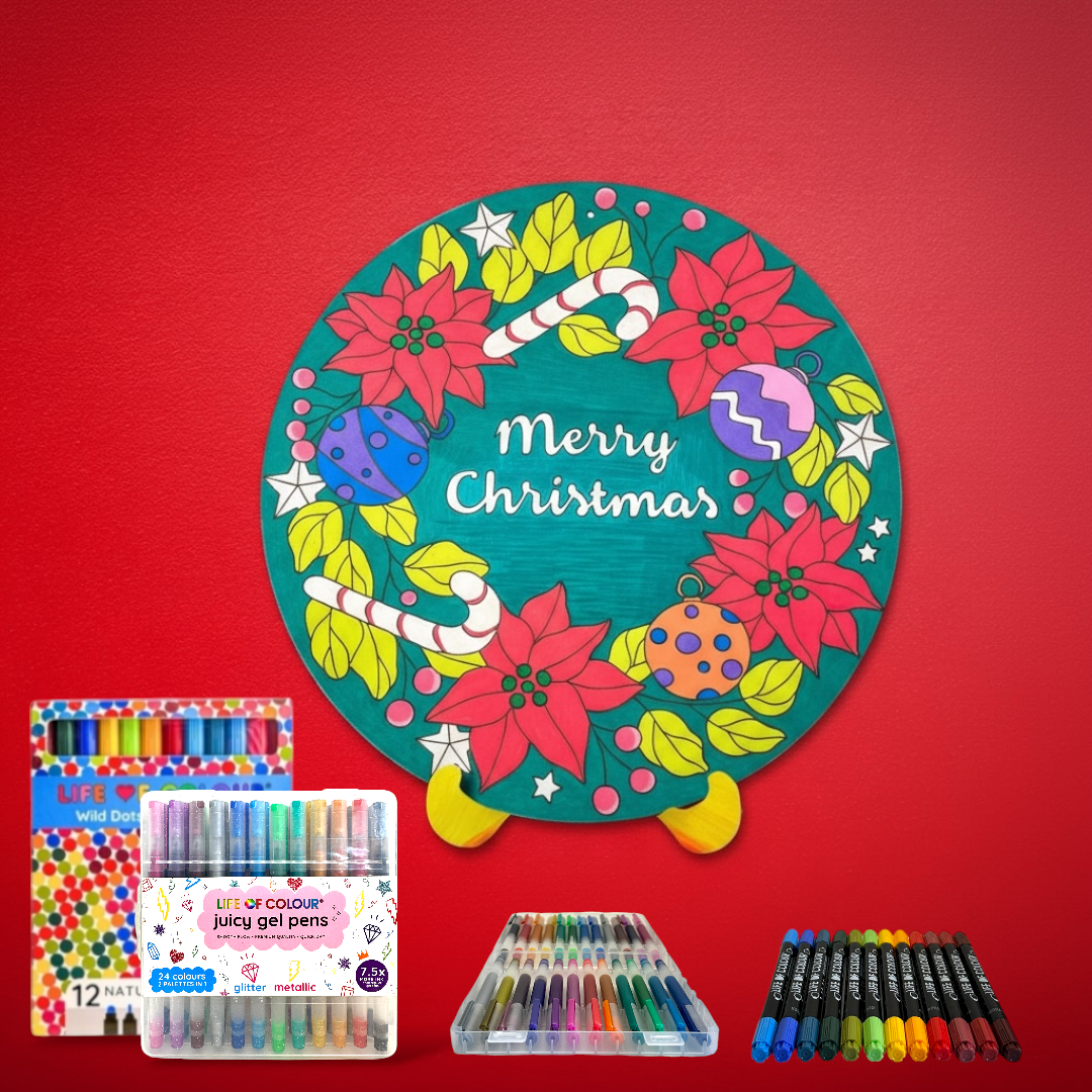 Christmas Wreath Painting Kit