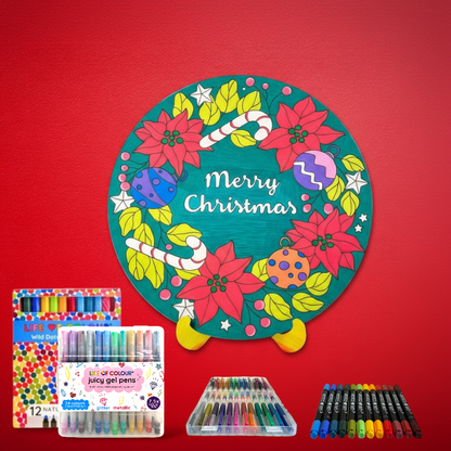 Christmas Wreath Painting Kit