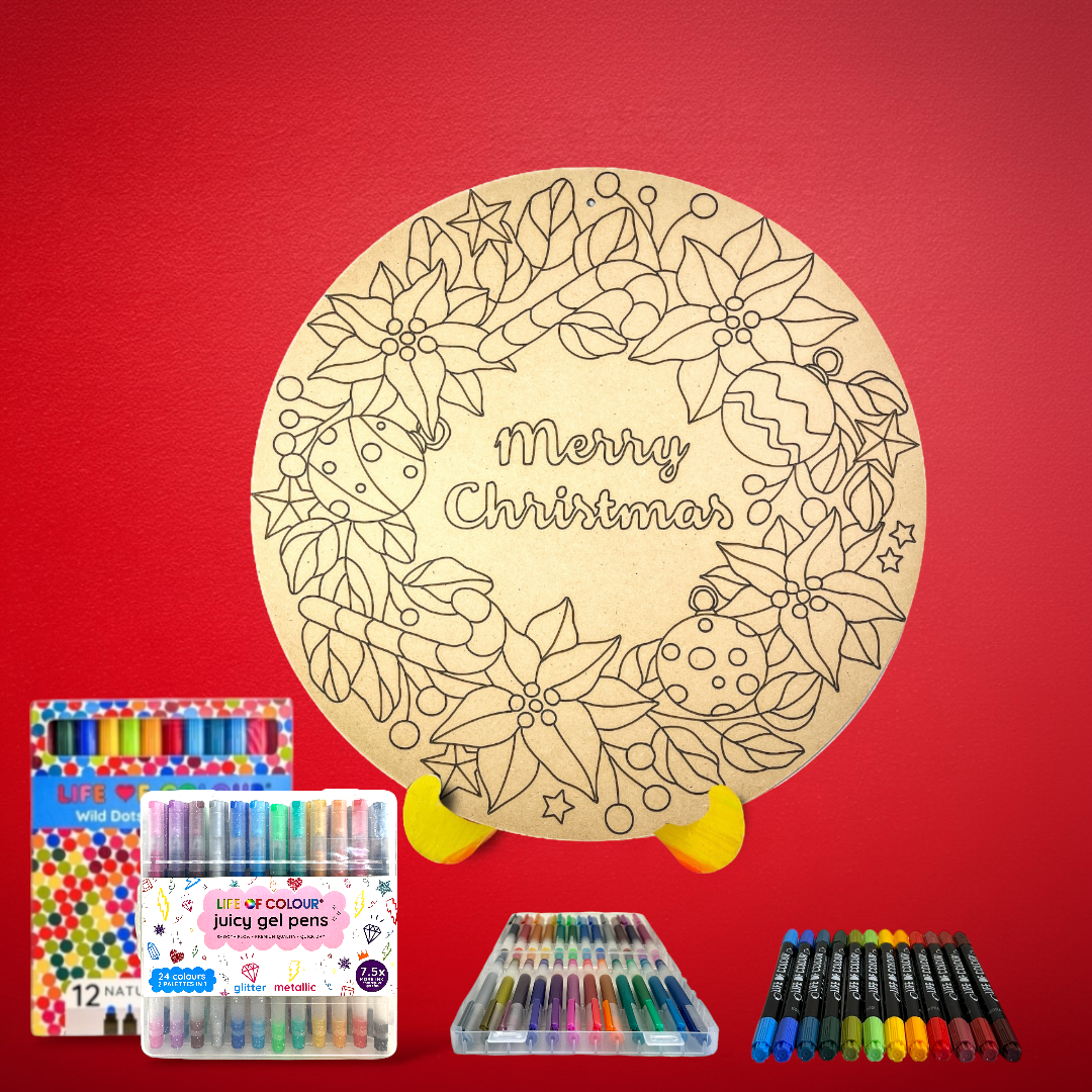 Christmas Wreath Painting Kit