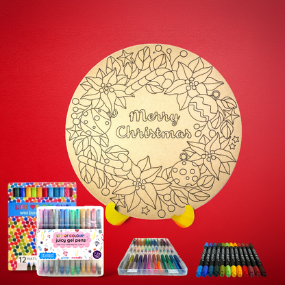 Christmas Wreath Painting Kit