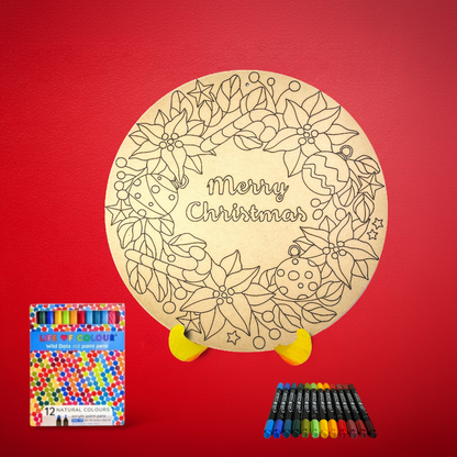 Christmas Wreath Painting Kit