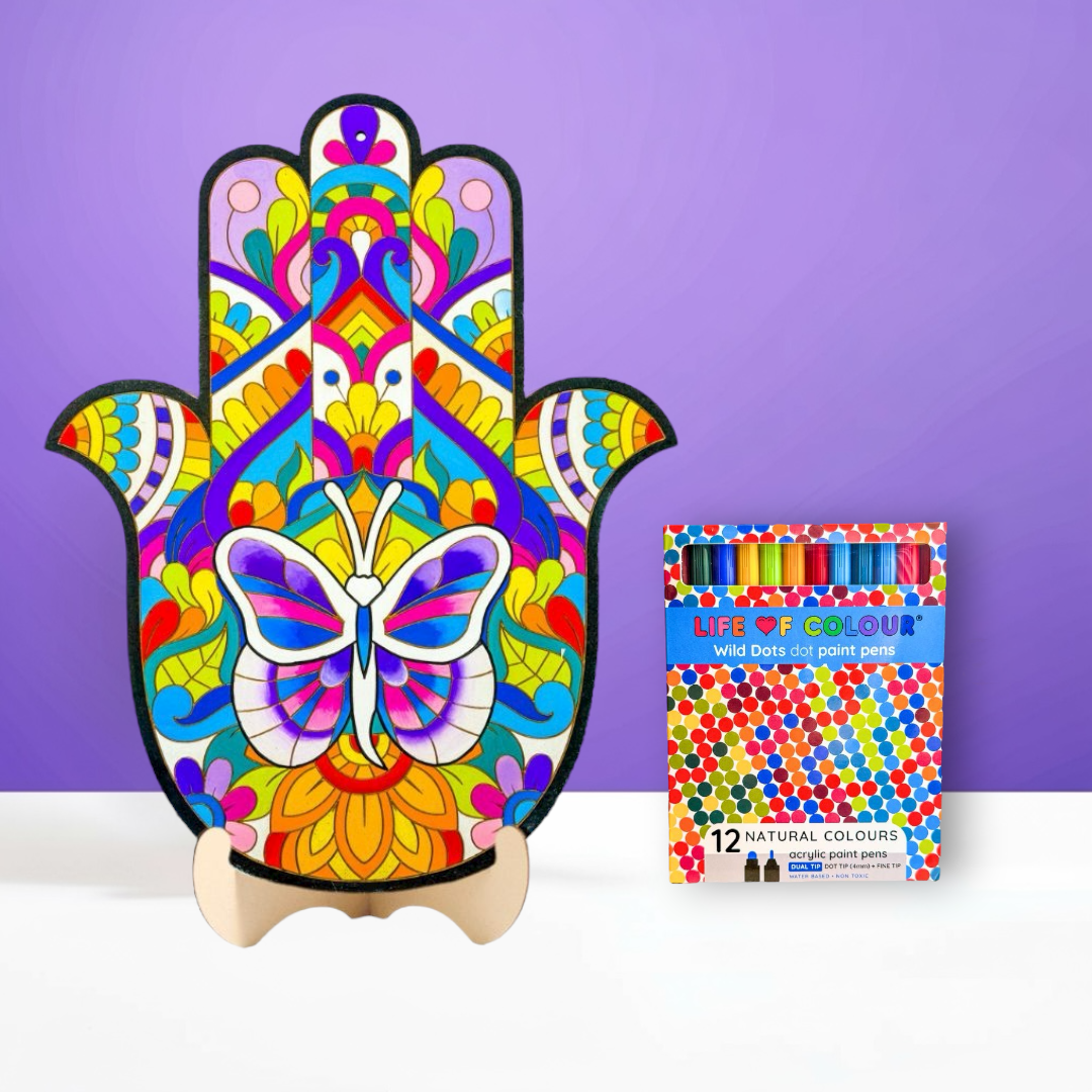 Hamsa Butterfly Painting Kit