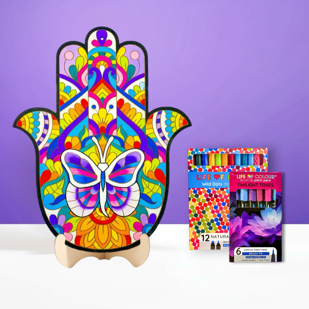 Hamsa Butterfly Painting Kit