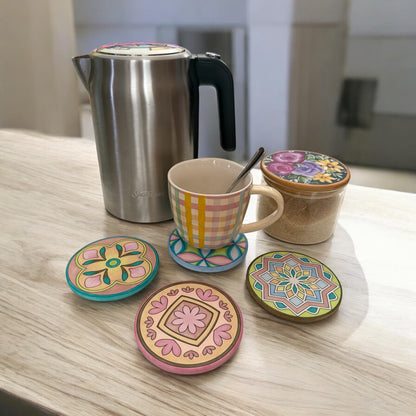 Ceramic Coaster Painting Kit