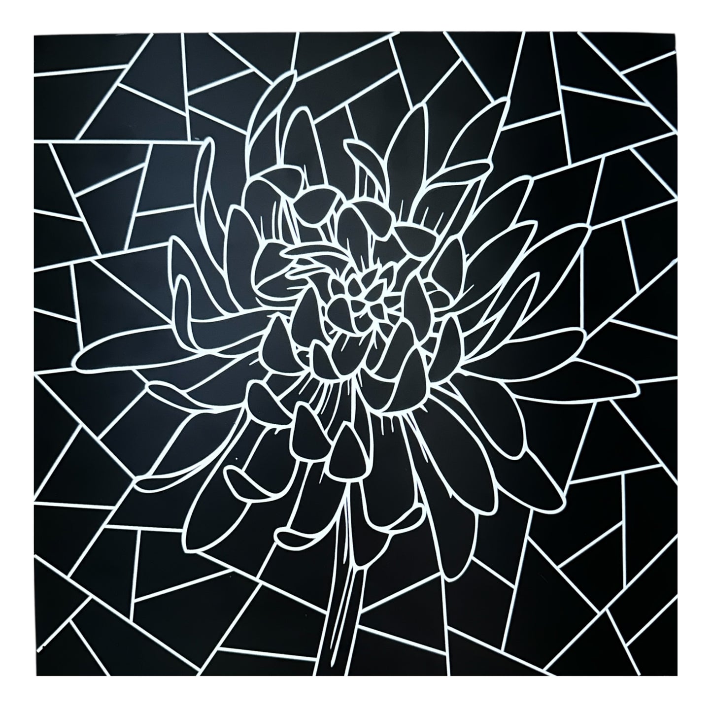 Metal Poster Painting Kit - Chrysanthemum