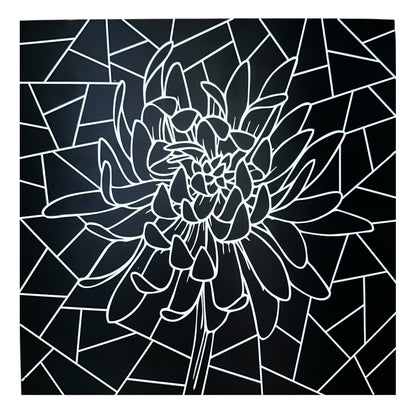 Metal Poster Painting Kit - Chrysanthemum