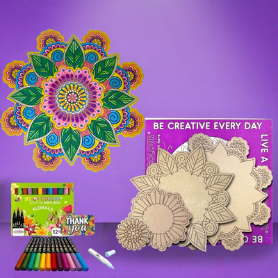 Life of Colour 3D Mandala - Celestia Bloom