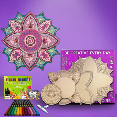 Life of Colour 3D Mandala - Stella Aegis