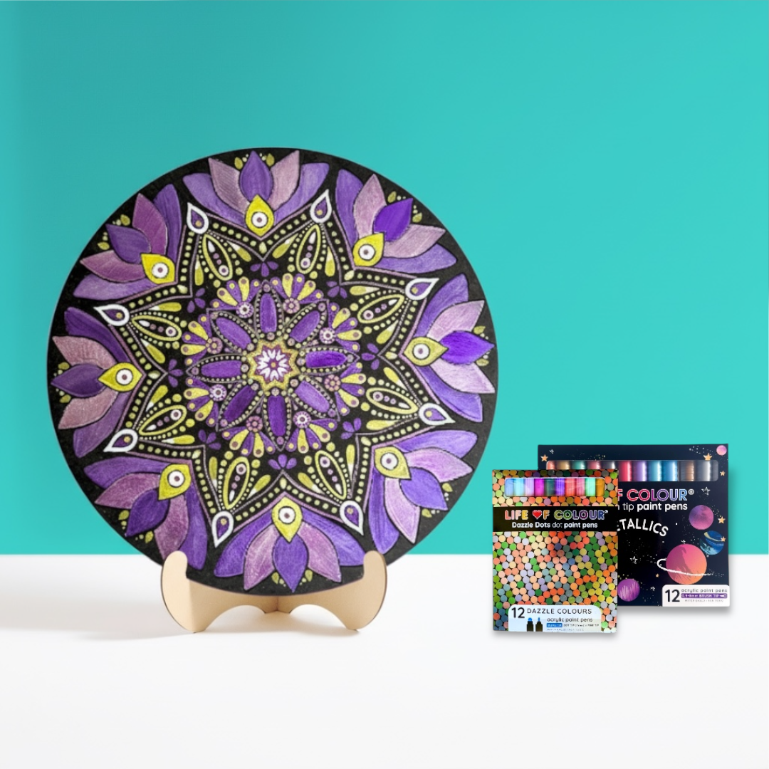 Life of Colour Mandala Galaxy Painting Kit - Star