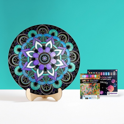 Life of Colour Mandala Galaxy Painting Kit - Moon