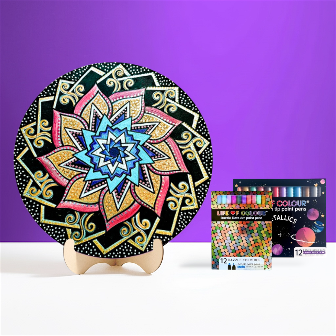 Life of Colour Mandala Galaxy Painting Kit - Meteor