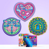 3D Love Nature Boards - Bundle of 3 (Peacock, Heart, Dragonfly) - Image 3