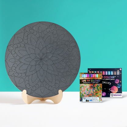 Life of Colour Mandala Galaxy Painting Kit - Sun