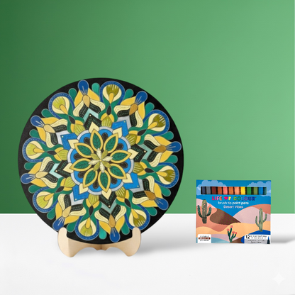 Life of Colour Mandala Painting Kit - The Dancer