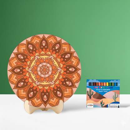 Life of Colour Mandala Painting Kit - Botanica