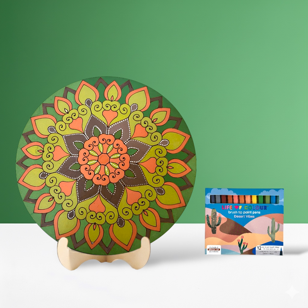 Life of Colour Mandala Painting Kit - The Phoenix